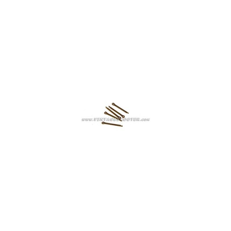 Jeu de 5 goupilles fendues 1x12 pour axes de serre cable de frein